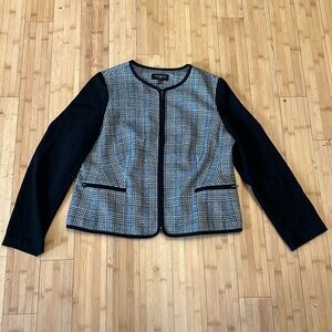 Talbots houndstooth women’s jacket